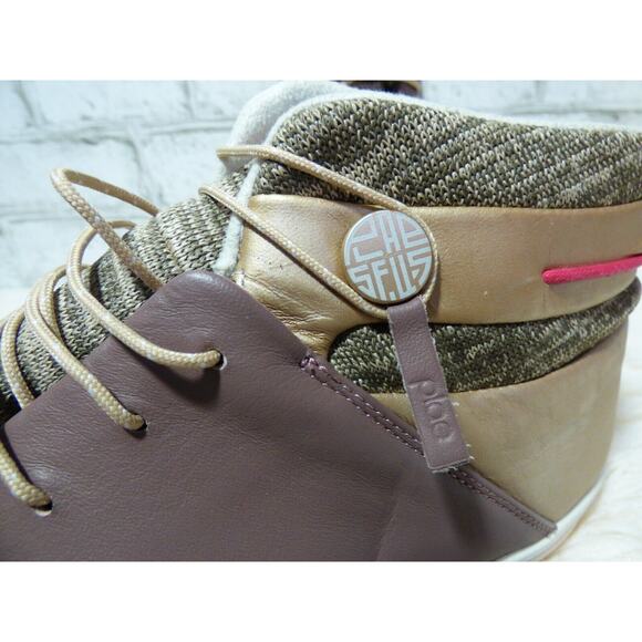 Plae Abra WP Siltstone Gold Drawstring Adjust High Top Sneakers 11.5 NEW - Picture 8 of 9